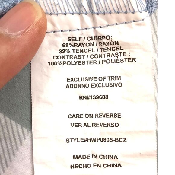 Hint of Mint Sleeveless Lace Top Oversized Relaxed Top shirt Size 3X - Picture 7 of 9